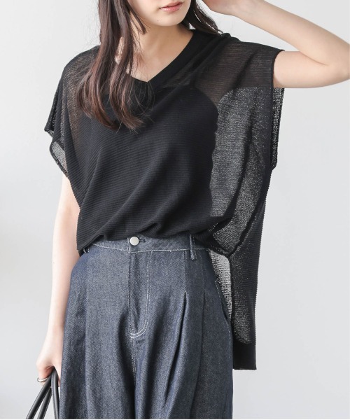 ♡THINGS THAT MATTET♡シアートップス シアーハイネックプルオーバー トップス レディース[品番