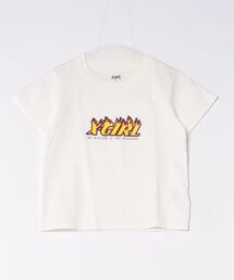 X-girl | X-GIRL/エックスガール FLAME LOGO S/S BABY TEE Tシャツ 105252011040(Tシャツ/カットソー)