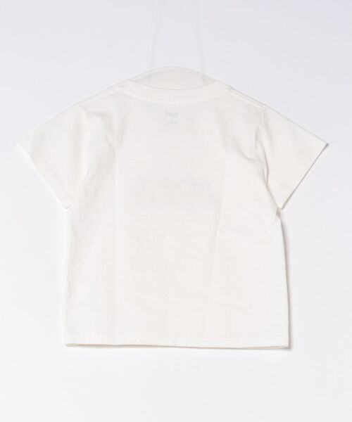 X-girl(エックスガール)の「X-GIRL/エックスガール FLAME LOGO S/S BABY TEE Tシャツ 105252011040(Tシャツ/カットソー・レディース・ホワイト・S)」の2枚目の写真