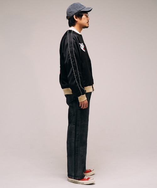 EFFECTEN(エフェクテン)の「mp13750- Rainbow Black Denim Pants デニムパンツ(デニムパンツ・メンズ・ブラック系その他/ブラック系その他2・ONE SIZE)」の18枚目の写真