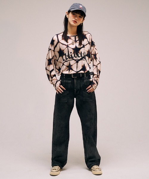 EFFECTEN(エフェクテン)の「mp13750- Rainbow Black Denim Pants デニムパンツ(デニムパンツ・メンズ・ブラック系その他/ブラック系その他2・ONE SIZE)」の20枚目の写真