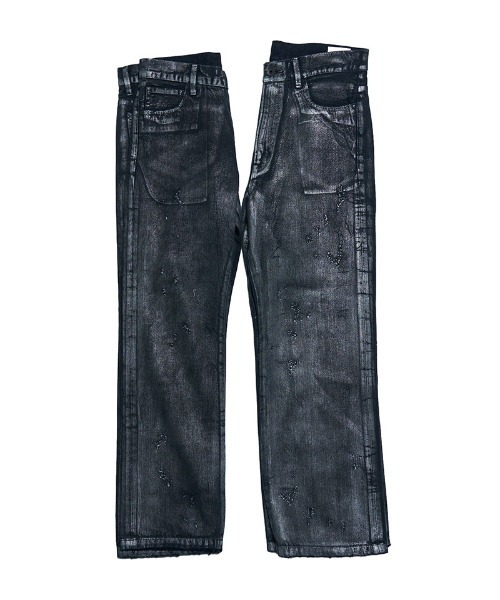 EFFECTEN(エフェクテン)の「mp13750- Rainbow Black Denim Pants デニムパンツ(デニムパンツ・メンズ・ブラック系その他/ブラック系その他2・ONE SIZE)」の22枚目の写真