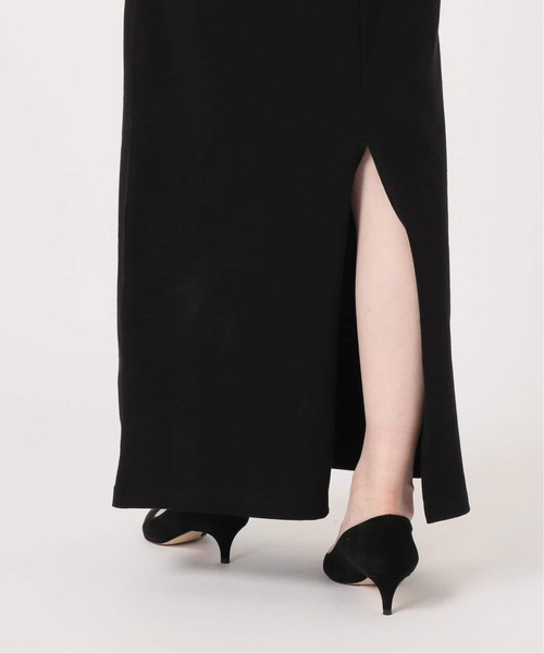 Spick & Span（スピックアンドスパン）の「《追加》天竺アメスリロングワンピース（ワンピース・レディース・ブラウン/ベージュ/ブラック・36/38）」の8枚目の写真