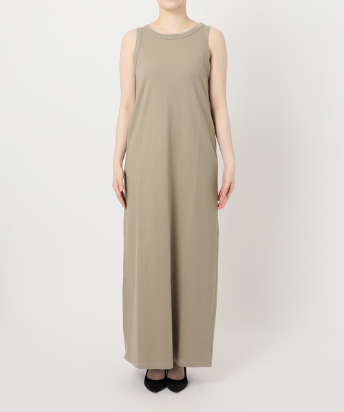 Spick & Span（スピックアンドスパン）の「《追加》天竺アメスリロングワンピース（ワンピース・レディース・ブラウン/ベージュ/ブラック・36/38）」の14枚目の写真