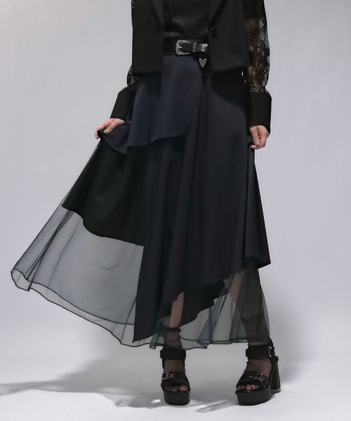 極美品✨️HARE ハレ 近年 レイヤードデザイン スカート KASANE 楽天市場】カーゴデザインスカート HARE ハレ スカート ロング