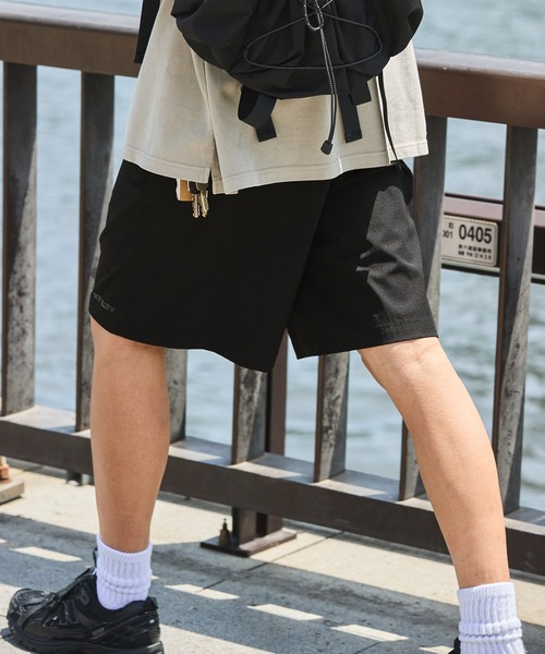 CPG ショートパンツ ポリエステルツイル ソフトピーチ ショートパンツ