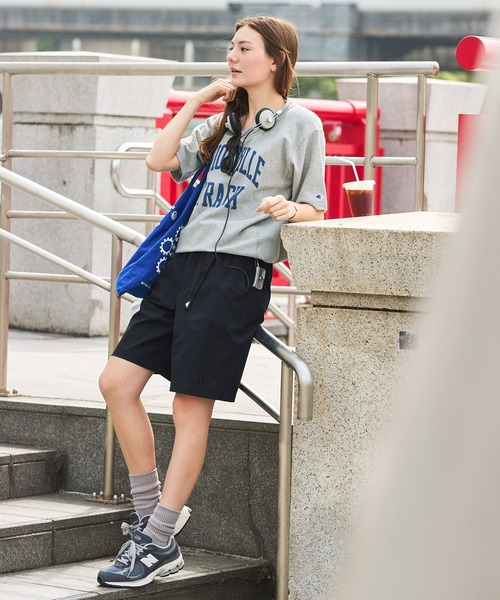 KELTY（ケルティ）の「【セットアップ可】KELTY/ケルティ 別注 ワンポイントロゴ 4WAYストレッチ ウェビングベルト イージーショートパンツ / UVカット（その他パンツ・レディース・グレイッシュベージュ/ブラック/チャコール/ネイビー・L/M）」の14枚目の写真