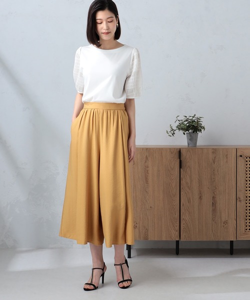 GALLORIA（ギャローリア）の「ドビースカーチョ（その他パンツ・レディース・ベージュ/マスタード/チャコールグレー・LL/L/M/S）」の15枚目の写真