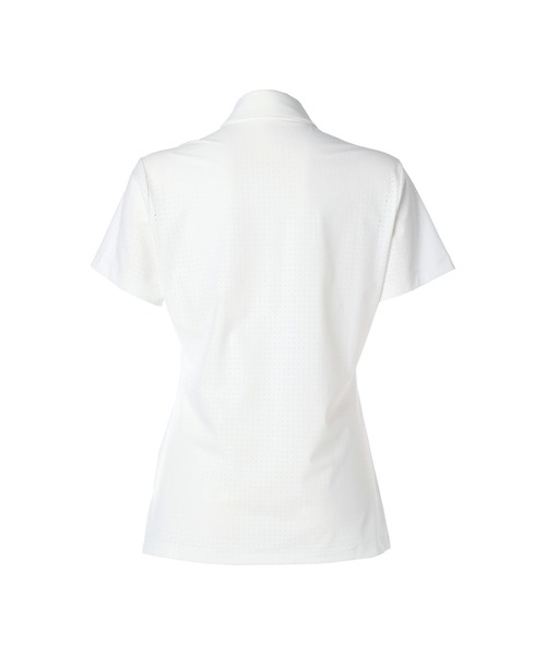 WAAC WOMENS EUROJERSEYパンチング 半袖ポロシャツ　ゴルフ セール】WOMENS EUROJERSEYパンチング 半袖ポロシャツ（ポロシャツ