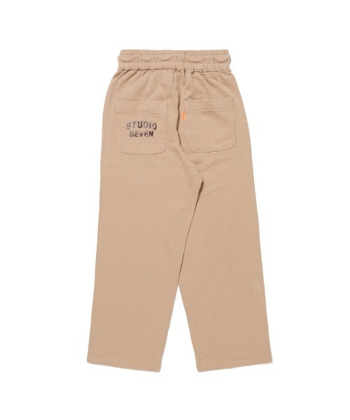 STUDIO SEVEN（スタジオ セブン）の「Cotton Wide Easy Pants【STUDIOSEVEN/スタジオセブン】（その他パンツ・メンズ・ブラック/ライトベージュ・MEDIUM/LARGE）」の3枚目の写真