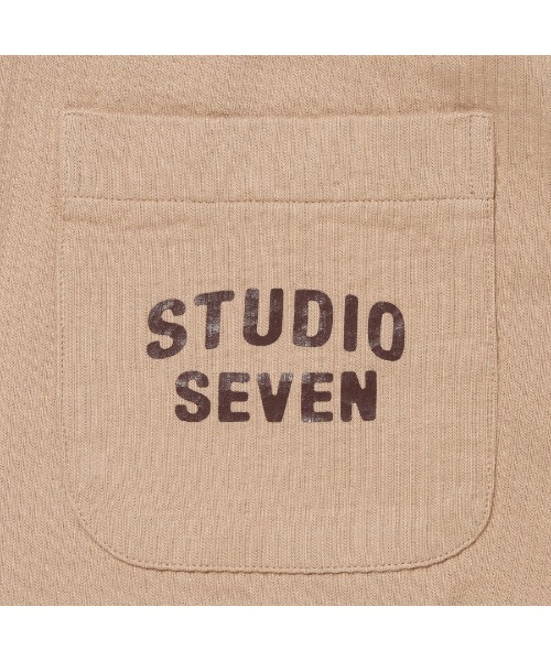 STUDIO SEVEN（スタジオ セブン）の「Cotton Wide Easy Pants【STUDIOSEVEN/スタジオセブン】（その他パンツ・メンズ・ブラック/ライトベージュ・MEDIUM/LARGE）」の6枚目の写真
