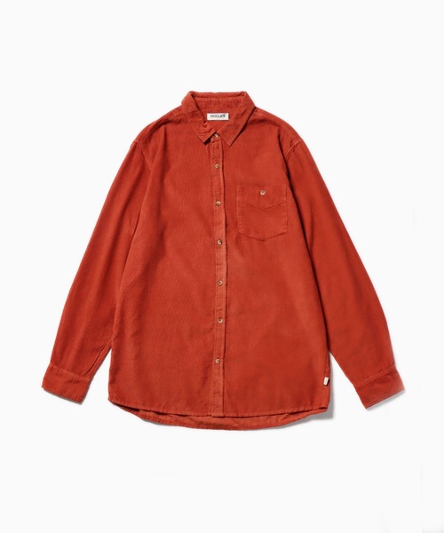 ROLLA'S(ローラス)の「▲ROLLA'S/ローラス MEN AT WORK CORD SHIRT コーデュロイシャツ(シャツ/ブラウス・レディース・サンドベージュ・S)」の4枚目の写真