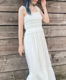 abc une face | フリルキャミワンピース(ワンピース)