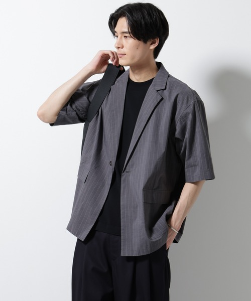 crewre 半袖　ジャケット crewre online shop / ダブルテーラードジャケット