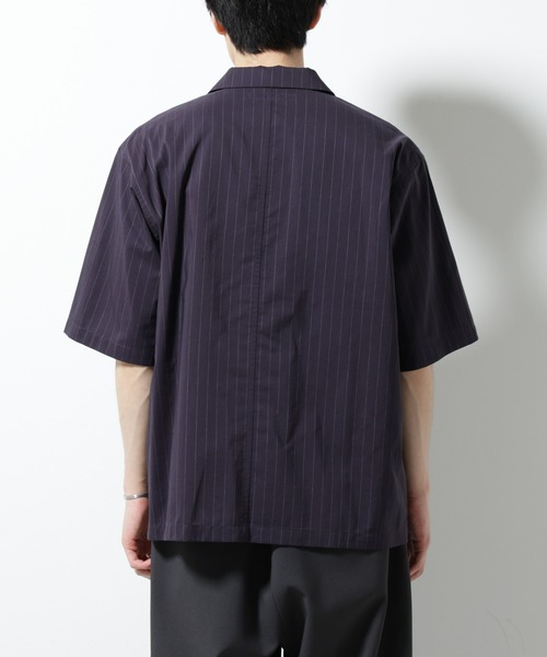 NANO universe（ナノユニバース）の「TEXBRID(R)シャツジャケット 半袖（テーラードジャケット・メンズ・その他1/その他2・S/M/L）」の19枚目の写真