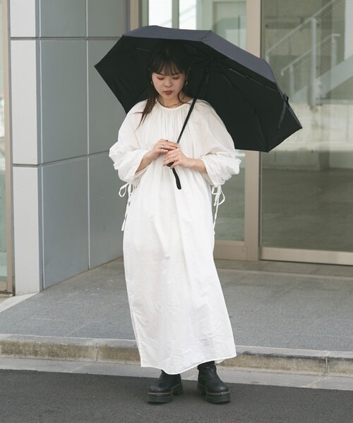 Franklin Climbing（フランクリンクライミング）の「【Franklin Climbing】【RAIN】自動開閉晴れ雨兼用折り畳み傘（折りたたみ傘・レディース・ブラック/ベージュ系その他/ホワイト系その他/グレー・ONE SIZE）」の6枚目の写真