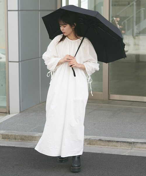 Franklin Climbing（フランクリンクライミング）の「【Franklin Climbing】【RAIN】自動開閉晴れ雨兼用折り畳み傘（折りたたみ傘・レディース・ブラック/ベージュ系その他/ホワイト系その他/グレー・ONE SIZE）」の14枚目の写真