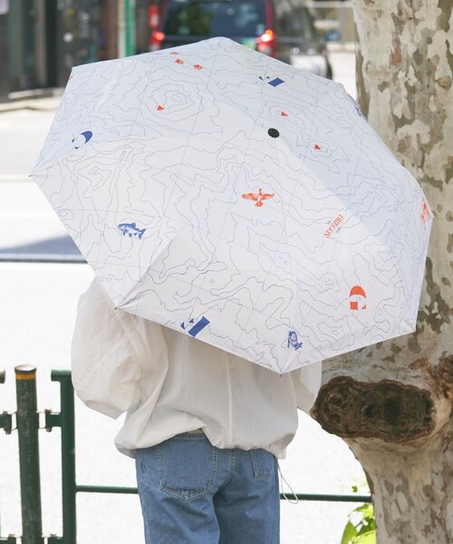 Franklin Climbing（フランクリンクライミング）の「【Franklin Climbing】【RAIN】自動開閉晴れ雨兼用折り畳み傘（折りたたみ傘・レディース・ブラック/ベージュ系その他/ホワイト系その他/グレー・ONE SIZE）」の17枚目の写真