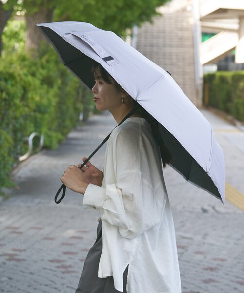 Franklin Climbing（フランクリンクライミング）の「【Franklin Climbing】【RAIN】自動開閉晴れ雨兼用折り畳み傘（折りたたみ傘・レディース・ブラック/ベージュ系その他/ホワイト系その他/グレー・ONE SIZE）」の21枚目の写真