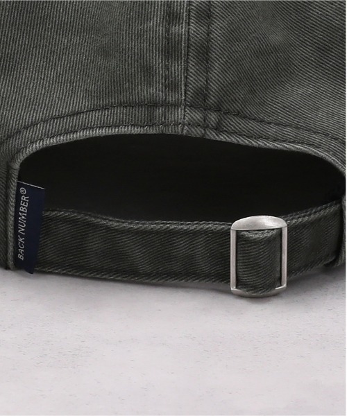 BACK NUMBER（バックナンバー）の「【BACK NUMBER】メッセージロゴキャップ（キャップ・メンズ・グレー/カーキブラウン・フリー）」の4枚目の写真