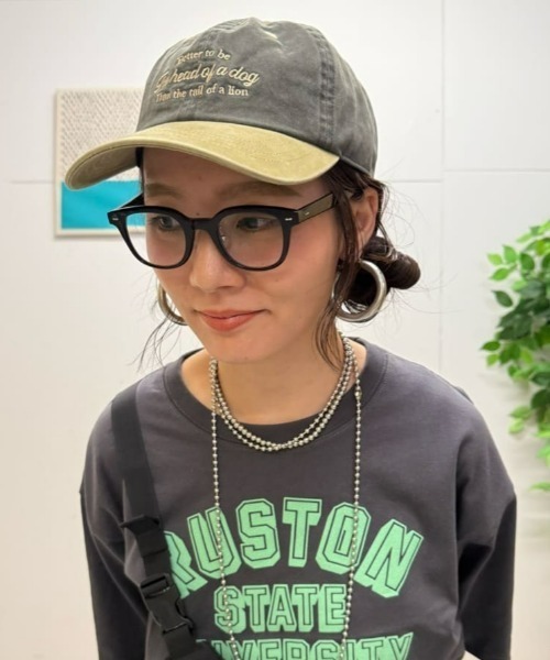 BACK NUMBER（バックナンバー）の「【BACK NUMBER】メッセージロゴキャップ（キャップ・メンズ・グレー/カーキブラウン・フリー）」の5枚目の写真