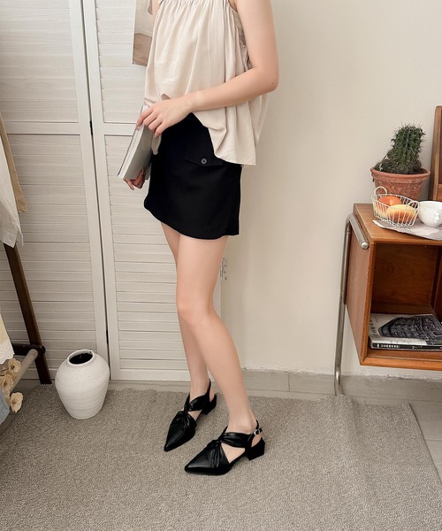 shoes365(シューズスリーシックスファイヴ)の「メタリッククロスリボンサンダル (SS)(サンダル・レディース・シルバー/ブラック・24.5cm/23.0cm/24.0cm/22.5cm/23.5cm)」の15枚目の写真