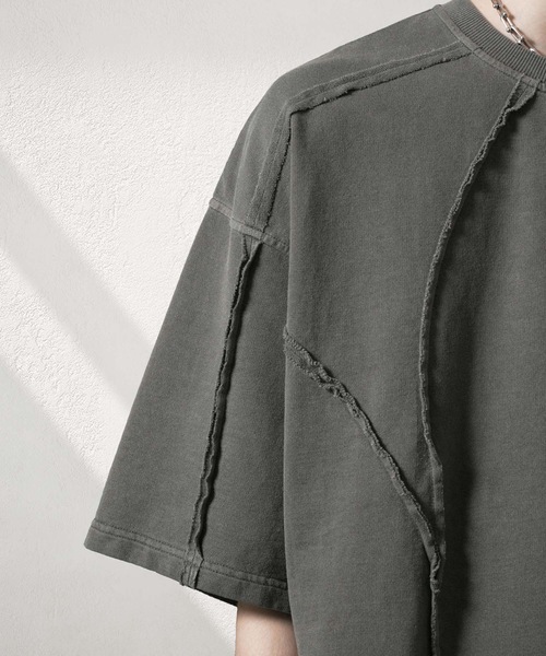 ANEDIST（アンディスト）の「オーバーダイメタルロゴTシャツ（Tシャツ/カットソー・メンズ・ブラウン/ブラック・L/M）」の22枚目の写真