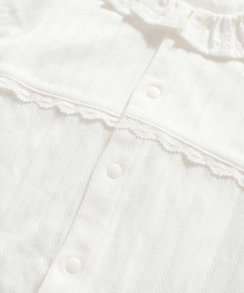 MAKE YOUR DAY（メイクユアデイ）の「ユニボンネット付きセレモニードレス（その他ベビーウェア・キッズ・オフホワイト・50-70cm）」の7枚目の写真