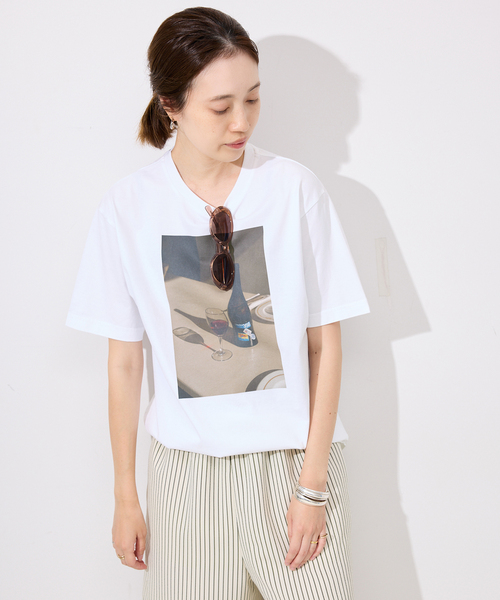 tシャツ TUBA/チューバ SLOBE別注 フォトTシャツ レディース SLOBE IENA tシャツ TUBA/チューバ SLOBE別注 フォトTシャツ