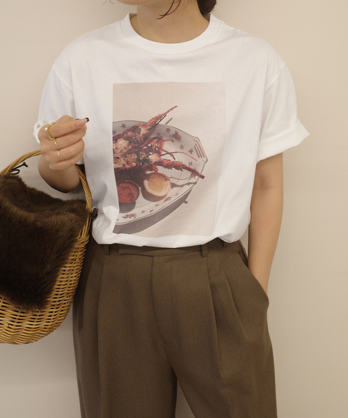 TUBA SLOBE別注フォトTシャツ TUBA/チューバ SLOBE別注 フォトTシャツ（Tシャツ／カットソー