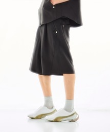 CONZ | PANEL CUT WIDE SHORTS(スラックス)