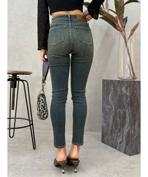 EVRIS（エヴリス）の「ヴィンテージライクストレッチスキニーデニムパンツ（デニムパンツ・レディース・ブラック/インディゴブルー・X-SMALL/SMALL/MEDIUM）」の12枚目の写真