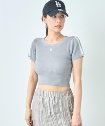 ANAP（アナップ）の「ラメ 肩 ライン ニット トップス（ニット/セーター）」