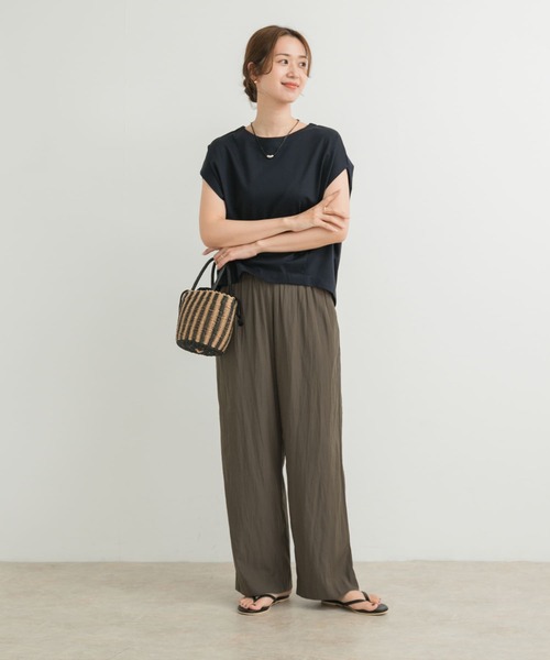 セール】『UVカット/接触冷感/吸水速乾』ドライタッチリラックスパンツ