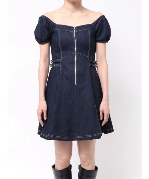 CALNAMUR（カルナムール）の「２ＷＡＹデニムワンピース（ワンピース・レディース・インディゴブルー/ブラック・FREE）」の22枚目の写真