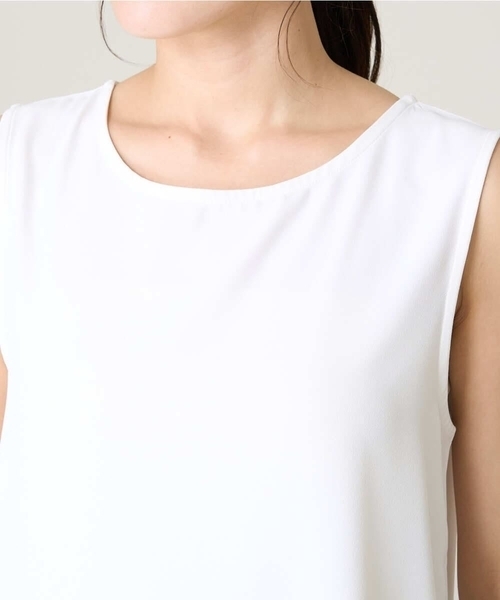 a.v.v（アーヴェヴェ）の「ラウンドヘムロングタンクトップ（タンクトップ・レディース・ホワイト・36/38/40/42）」の14枚目の写真