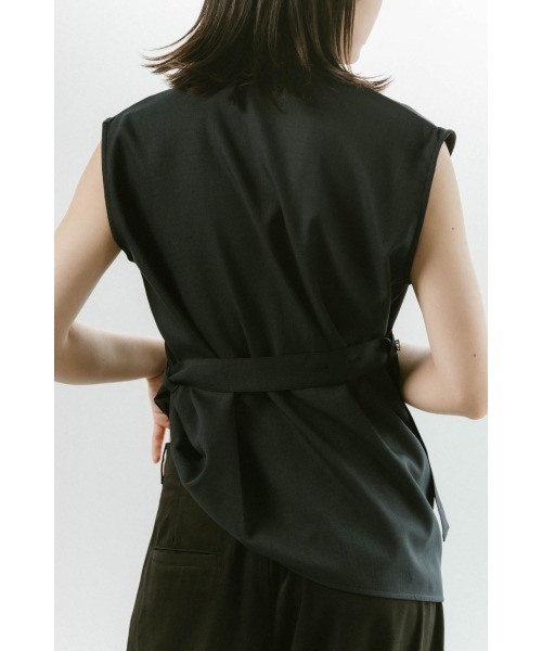 Knuth Marf(クヌースマーフ)の「2way asymmetry blouse(シャツ/ブラウス・レディース・ホワイト/ネイビー・FREE)」の15枚目の写真