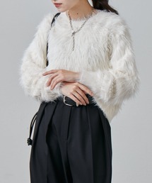 Lui's | シャギークロップドニット(ニット/セーター)