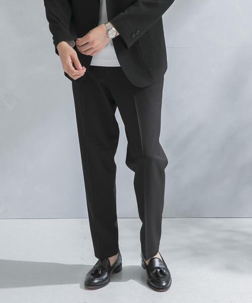 URBAN RESEARCH DOORS（アーバンリサーチドアーズ）の「『イージーケア』LIFE STYLE TAILOR　カルゼストレッチコンフォータブルパンツ（スーツパンツ・メンズ・グリーン系その他/グレー系その他/ブラック・SMALL/MEDIUM/LARGE/X-LARGE）」の6枚目の写真