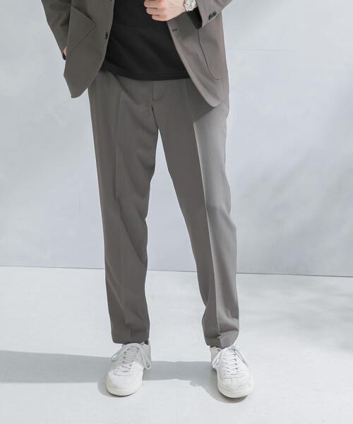 URBAN RESEARCH DOORS（アーバンリサーチドアーズ）の「『イージーケア』LIFE STYLE TAILOR　カルゼストレッチコンフォータブルパンツ（スーツパンツ・メンズ・グリーン系その他/グレー系その他/ブラック・SMALL/MEDIUM/LARGE/X-LARGE）」の19枚目の写真