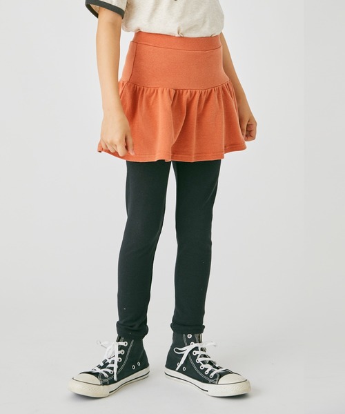 ever closet（エバークローゼット）の「ストレッチスカッツ(ギャザータイプ)（スカート・キッズ・ピンク系その他/ダークブルー/オレンジ/ブラウン/ベージュ系その他/レッド/グリーン系その他7/パープル系その他4/ブラック/クリーム/ラベンダー/マスタード/ライトグリーン・160cm/80ｃｍ/90cm/100cm/130cm/120cm/110cm/150cm/140cm）」の13枚目の写真