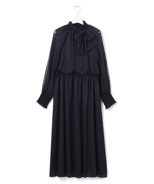 APPLAUDIR】シアードットフロッキー ドレス（ドレス）｜23区（ニジュウ