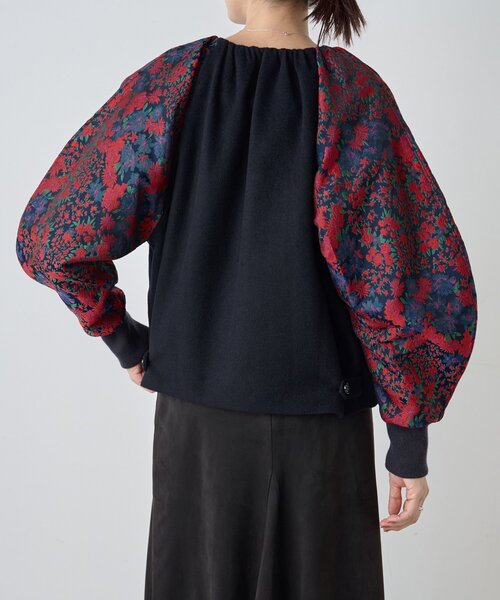 セール】《FRIPIER》袖ジャガードZIPブルゾン（ブルゾン）｜BEARDSLEY