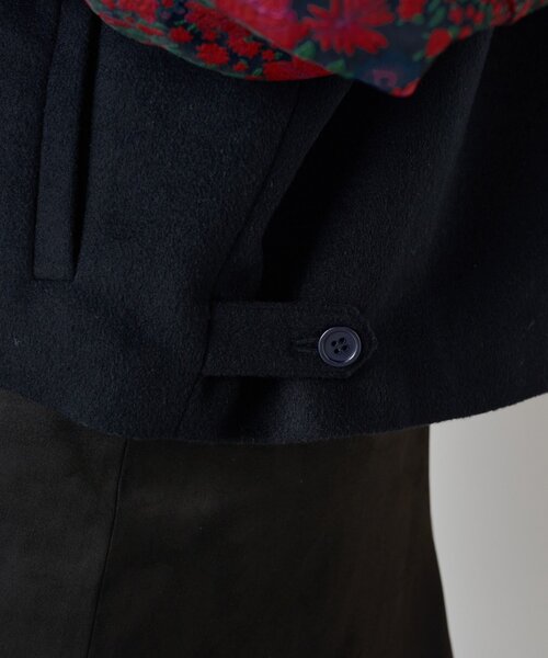 BEARDSLEY(ビアズリー)の「《FRIPIER》袖ジャガードZIPブルゾン(ブルゾン・レディース・ネイビー・FREE)」の10枚目の写真