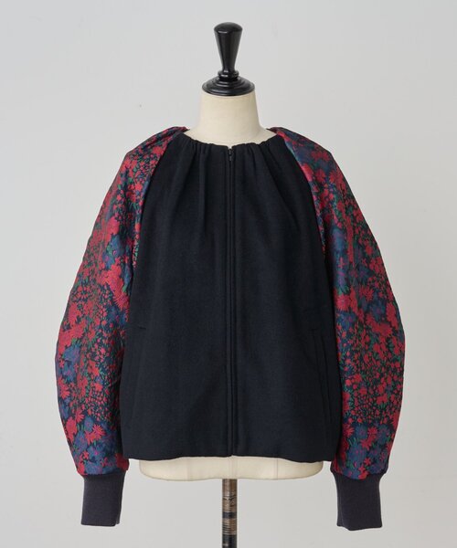 セール】《FRIPIER》袖ジャガードZIPブルゾン（ブルゾン）｜BEARDSLEY