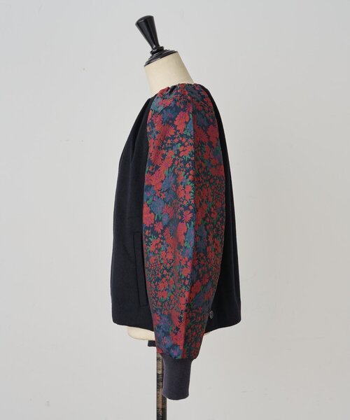 BEARDSLEY(ビアズリー)の「《FRIPIER》袖ジャガードZIPブルゾン(ブルゾン・レディース・ネイビー・FREE)」の18枚目の写真