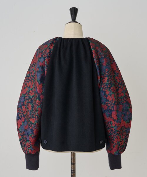 BEARDSLEY(ビアズリー)の「《FRIPIER》袖ジャガードZIPブルゾン(ブルゾン・レディース・ネイビー・FREE)」の19枚目の写真