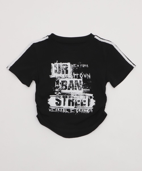 Figments(フィグメンツ)の「2ライングラフィックT(Tシャツ/カットソー・レディース・ホワイト/ブラック・FREE)」の10枚目の写真