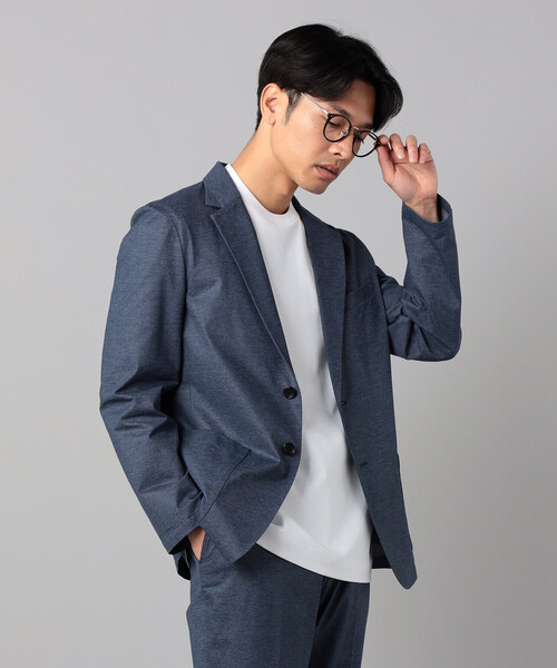 COMME CA MEN(コムサメン)の「シルキースムースジャケ Tシャツ(Tシャツ/カットソー・メンズ・チャコールグレー/ホワイト/ネイビー・L/M)」の8枚目の写真