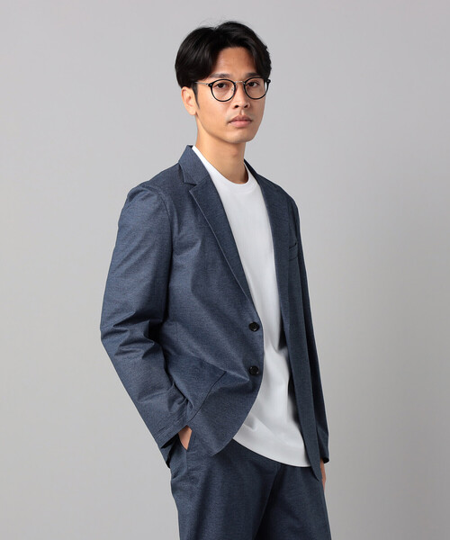COMME CA MEN(コムサメン)の「シルキースムースジャケ Tシャツ(Tシャツ/カットソー・メンズ・チャコールグレー/ホワイト/ネイビー・L/M)」の9枚目の写真